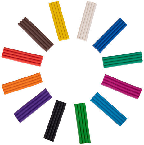 Пластилин классический BRAUBERG "МАГИЯ ЦВЕТА NEW", 12 цветов, 240 г, стек, ВЫСШЕЕ КАЧЕСТВО, 106426