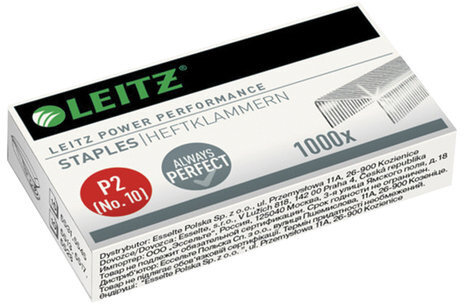 Скобы для степлера LEITZ "Power Performance P2" № 10, 1000 шт., до 10 листов, 55770000