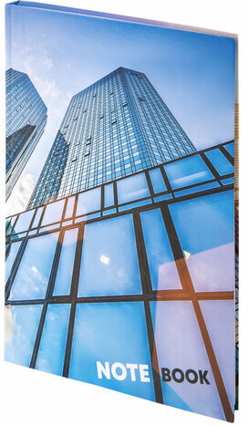 Блокнот БОЛЬШОЙ ФОРМАТ (215х295 мм) А4, 80 л., твердый, клетка, STAFF, &quot;City&quot;, 111596