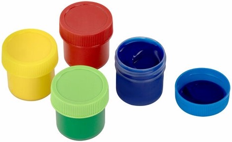 Краски пальчиковые для малышей от 1 года, классические цвета, 4 по 35 мл, ЮНЛАНДИЯ, 192568