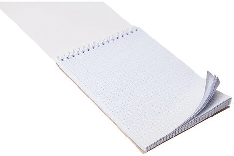 Блокнот А5 (146х205 мм) 60 л., гребень, лакированный, подложка, в точку, HATBER Premium, Мозаика, B331859, 60Б5A9гр