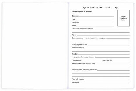 Дневник 1-11 класс 40 л., на скобе, ПИФАГОР, обложка картон, "Космический корабль", 106816