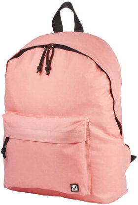 Рюкзак BRAUBERG универсальный, сити-формат, персиковый, 38х28х12 см, 227052