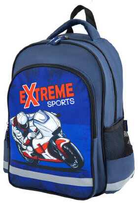 Рюкзак ПИФАГОР SCHOOL для начальной школы, &quot;Extreme sports&quot;, 38x28х14 см, 270659