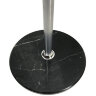 Вешалка-стойка BRABIX "CR-8121" на мраморном диске, металл, 6+4 крючка, цвет серебристый, 606437