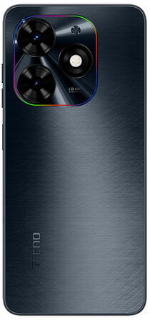 Смартфон TECNO SPARK GO, 2 SIM, 6,56", 4G, 13+2/5 Мп, 4/64 ГБ, черный, пластик, TCN-BG6.64.GRBK
