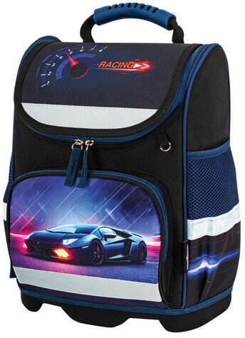 Ранец ЮНЛАНДИЯ WISE, 1 отделение, 3 кармана, устойчивое дно, "Street power", 37x29х15 см, 272071