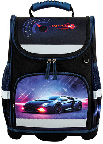 Ранец ЮНЛАНДИЯ WISE, 1 отделение, 3 кармана, устойчивое дно, "Street power", 37x29х15 см, 272071