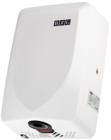 Сушилка для рук BXG-JET-3100, 1000 Вт, ультрафиолет, пластик, белая
