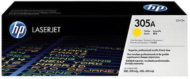 Картридж лазерный HP (CE412A) CLJ Pro M351/M451, №305A, желтый, оригинальный, ресурс 2600 страниц