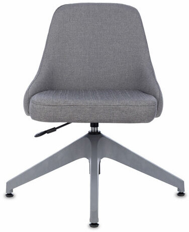 Кресло для приемных и переговорных CH-340GLZ, ткань, серое, 1923860