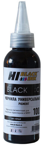 Чернила HI-BLACK для CANON (Тип C) универсальные, черные, 0,1 л, пигментные, 150701095U
