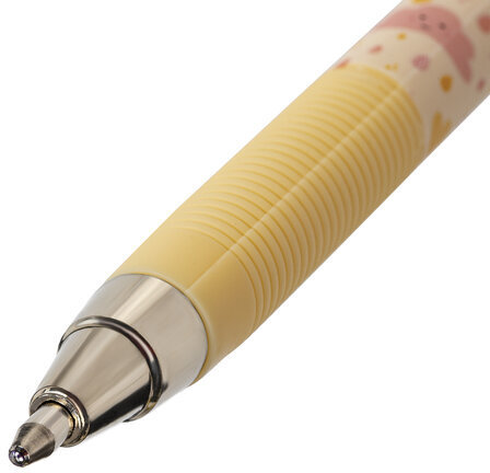 Ручка шариковая ЮНЛАНДИЯ "SPOTS", синяя, SOFT TOUCH покрытие, узел 0,7 мм, линия письма 0,35 мм, 143733