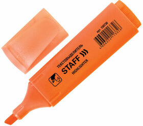 Текстовыделитель STAFF &quot;EVERYDAY HL-728&quot;, ОРАНЖЕВЫЙ, линия 1-5 мм, 150730