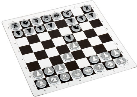 Игра магнитная 3 в 1 "Словодел, шашки и шахматы", 22,5x22,5 см, "Десятое королевство", 01782