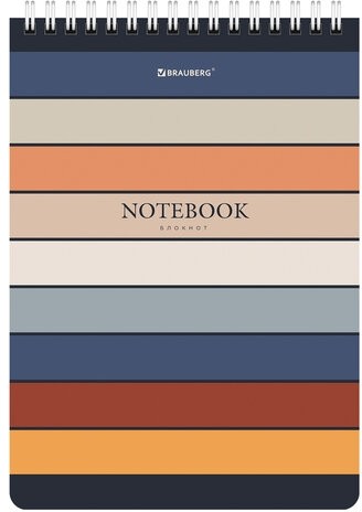 Блокнот А5 (146х206 мм), 60 л., гребень, картон, клетка, BRAUBERG, "Classic", 114359