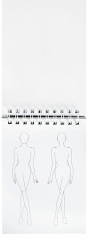 Скетчбук, С ШАБЛОНАМИ ФИГУР, бумага 160 г/м2, 145х205 мм, 60 л., гребень, подложка, BRAUBERG ART, 115073