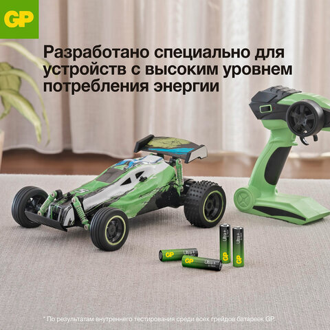 Батарейки КОМПЛЕКТ 2 шт., GP Ultra Plus G-Tech, AAA (LR03), алкалиновые, мизинчиковые, 24AUPA21-2CRSB2