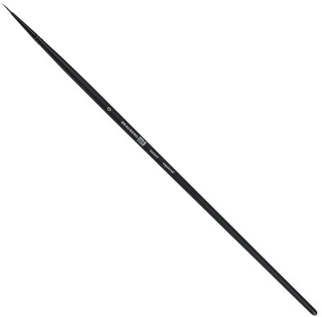 Кисть художественная проф. BRAUBERG ART CLASSIC, белка, круглая, № 0, длинная ручка, 200897