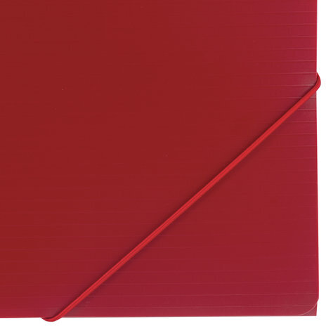 Папка на резинках BRAUBERG "Contract", красная, до 300 листов, 0,5 мм, бизнес-класс, 221798