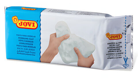Паста (масса) для моделирования и лепки JOVI, отвердевающая, 1000 г, белая, 86