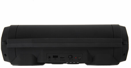 Колонка портативная с подсветкой SONNEN B306, 12 Вт, Bluetooth, FM-тюнер, microSD, MP3-плеер, черная, 513479