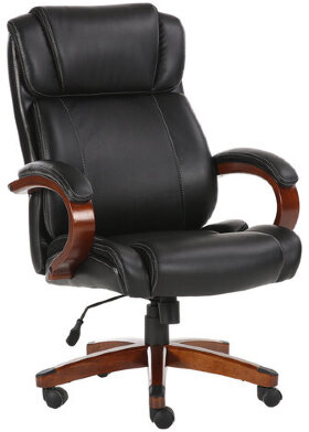 Кресло офисное BRABIX PREMIUM &quot;Magnum EX-701&quot;, дерево, рециклированная кожа, черное, 531827