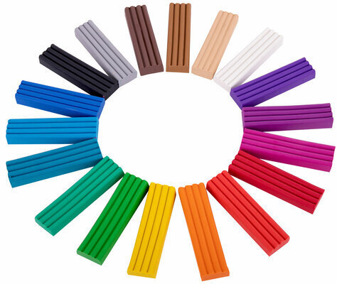 Пластилин классический BRAUBERG "МАГИЯ ЦВЕТА NEW", 18 цветов, 360 грамм, стек, ВЫСШЕЕ КАЧЕСТВО, 106427