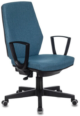 Кресло CH-545, с подлокотниками, ткань, синее, 1504022