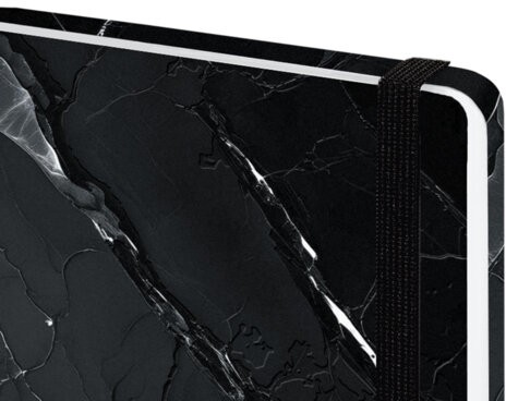 Еженедельник датированный 2026 с резинкой 171х93 мм, BRAUBERG, твердый, УФ-ЛАК, 64 л., "Marble", 117357