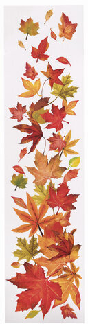 Украшение для окон и стекла ЗОЛОТАЯ СКАЗКА "Осенние мотивы 4", 14,8х59 см, ПВХ, 591242