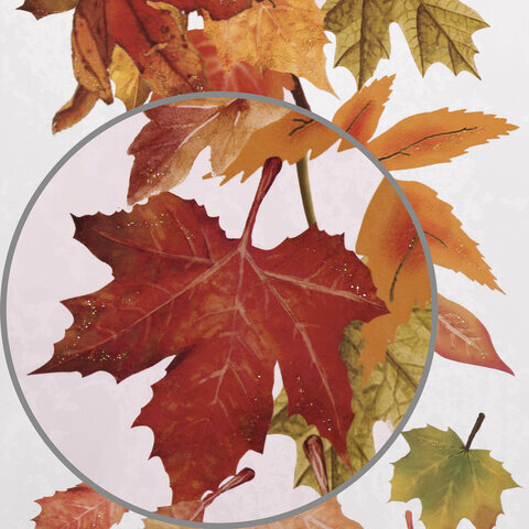 Украшение для окон и стекла ЗОЛОТАЯ СКАЗКА "Осенние мотивы 4", 14,8х59 см, ПВХ, 591242