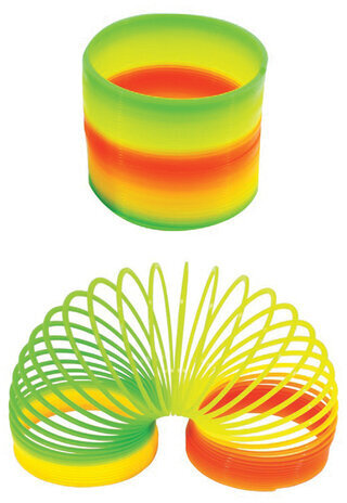 Пружинка "Радуга-дуга единорог", диаметр 6,3х6,5 см, 1TOY, Т16367, Т53103