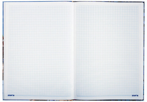 Блокнот БОЛЬШОЙ ФОРМАТ (215х295 мм) А4, 80 л., твердый, клетка, STAFF, "Венеция", 111597