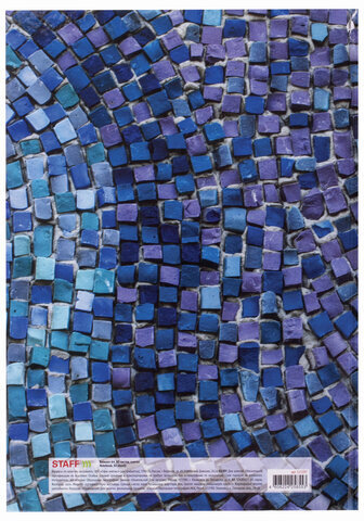 Блокнот БОЛЬШОЙ ФОРМАТ (215х295 мм) А4, 80 л., твердый, клетка, STAFF, "Венеция", 111597