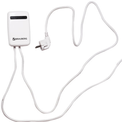 Экран проекционный настенный (180x240 см), матовый, электропривод, 4:3, BRAUBERG MOTO, 236734