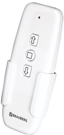 Экран проекционный настенный (180x240 см), матовый, электропривод, 4:3, BRAUBERG MOTO, 236734