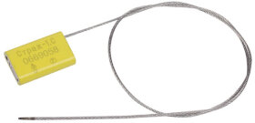 Пломбы металлические тросовые, диаметр 1,5 мм, длина 500 мм, КОМПЛЕКТ 10 шт.