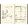 Еженедельник датированный 2023 А5 145х215 мм BRAUBERG "Augustus", красный, 113942