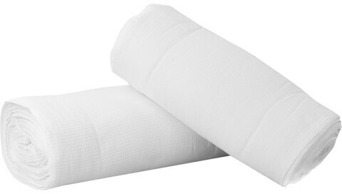 Полотно ВАФЕЛЬНОЕ, Узбекистан, отбеленное, рулон 0,45х50 м, плотность 150 (±5) г/м2, в пакете, LAIMA, 607527