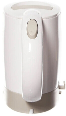 Чайник TEFAL KO120130, 0,5 л, 650 Вт, закрытый нагревательный элемент, пластик, бело-бежевый, 7211001544