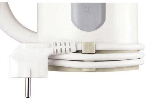 Чайник TEFAL KO120130, 0,5 л, 650 Вт, закрытый нагревательный элемент, пластик, бело-бежевый, 7211001544