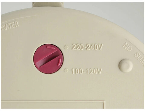 Чайник TEFAL KO120130, 0,5 л, 650 Вт, закрытый нагревательный элемент, пластик, бело-бежевый, 7211001544