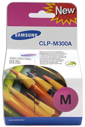 Картридж лазерный SAMSUNG (CLP-M300A) CLP-300 и другие, оригинальный, пурпурный, ресурс 1000 стр.