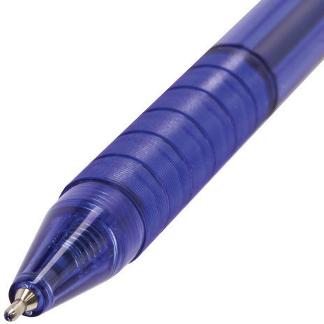 Ручка шариковая масляная автоматическая BRAUBERG "Tone", СИНЯЯ, корпус тонированный, узел 0,7 мм, линия письма 0,35 мм, 142414