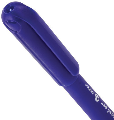 Ручка шариковая масляная BRAUBERG "Fine", СИНЯЯ, корпус синий, узел 0,7 мм, линия письма 0,35 мм, 142947