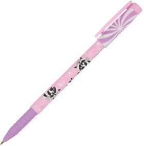 Ручка шариковая BRUNO VISCONTI FunWrite, СИНЯЯ, &quot;Lolipop.Енотики&quot;, узел 0,5 мм, линия письма 0,38 мм, 20-0212/62