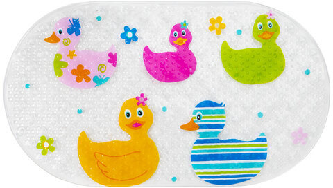 Коврик противоскользящий для ванной детский, УТЯТА, 69х39 см, 1 шт., BRAUBERG KIDS, 665184
