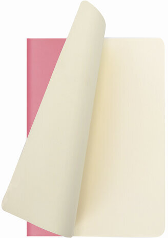 Тетрадь 60 л. в линию обложка кожзам SoftTouch, сшивка, B5 (179х250мм), РОЗОВЫЙ, BRAUBERG RAINBOW, 403885