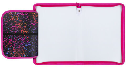 Папка для труда на молнии ЮНЛАНДИЯ А4, 1 отделение, откидная планка, органайзер, "True friend", 272221